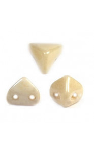 Les perles par Puca® Super-kheops beads Opaque Beige Ceramic Look 03000/14413